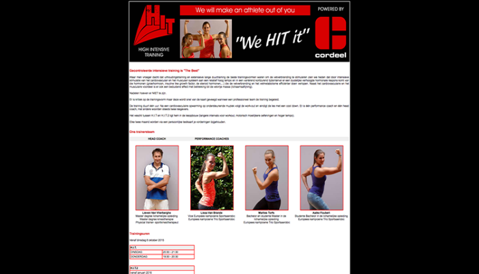 HIT Vlaanderen: Website