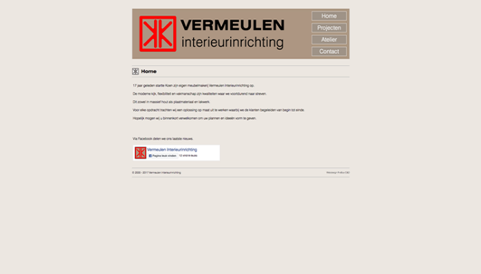 Vermeulen Interieurinrichting bvba: Website