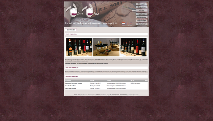 Viva Vino cvba: Website + e-commerce